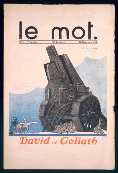 David and Goliath, Front Cover of 